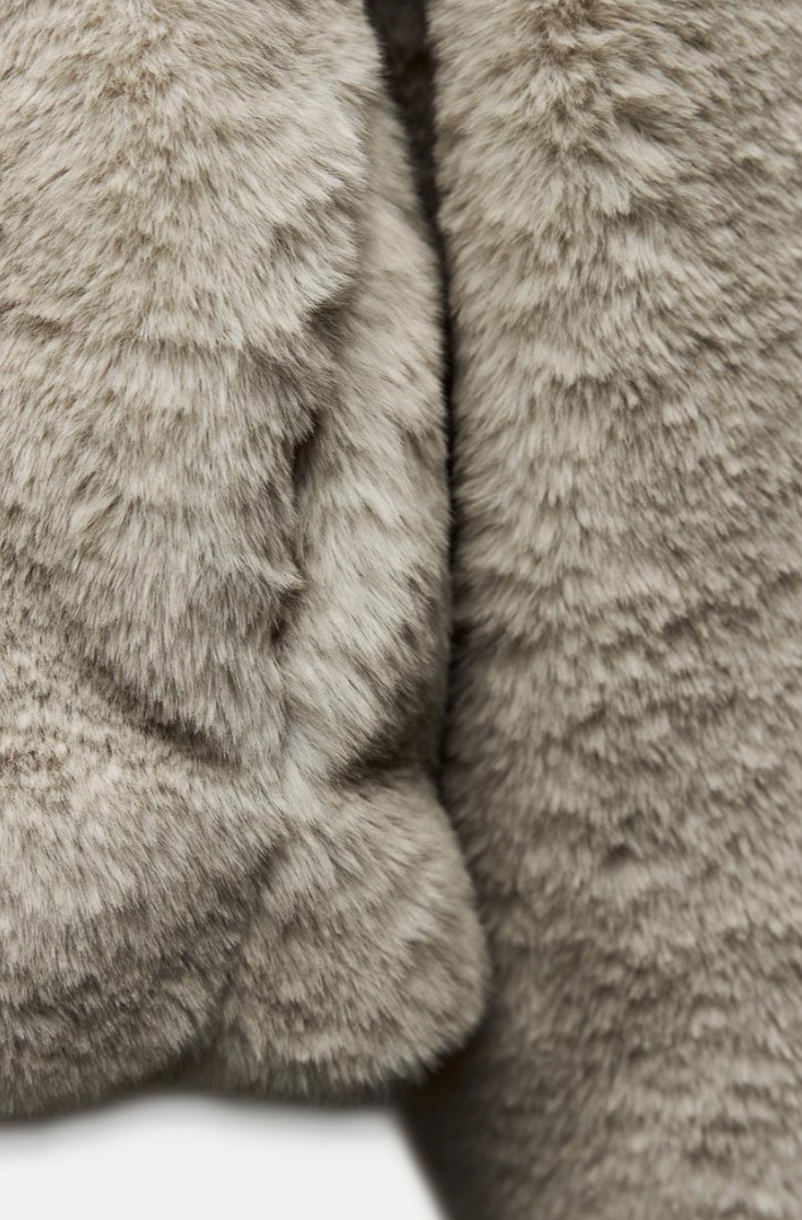 Hooded Teddy Jacket